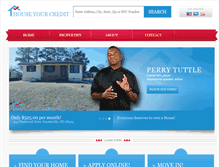 Tablet Screenshot of houseyourcredit.com